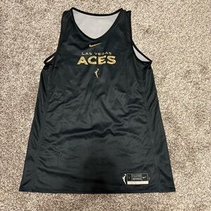 New Nike WNBA Las Vegas Aces Jersey Reversible Womens Sz Large TALL